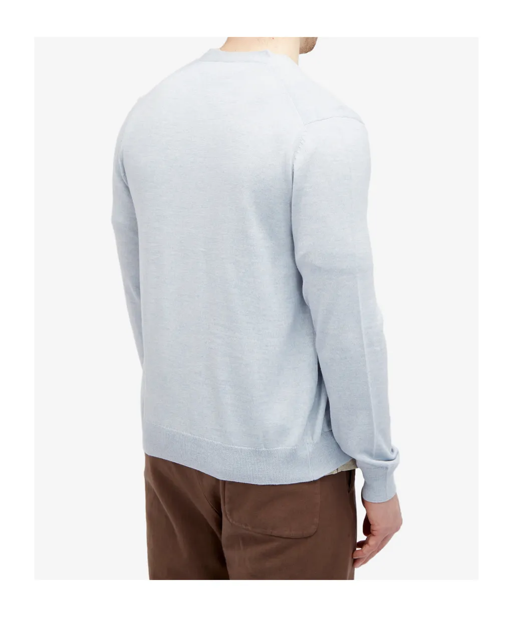 Fox Head Patch Knitted Cardigan
