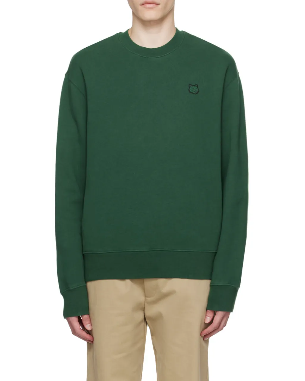 Fox Patch Crewneck Sweatshirt