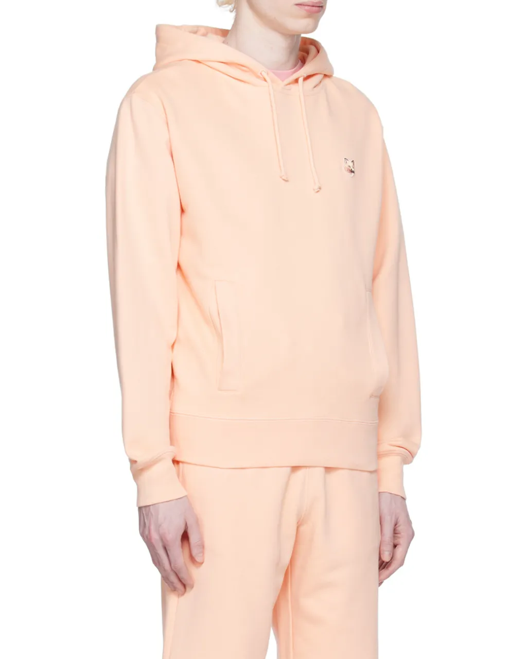 Fox Head Patch Drawstring Hoodie