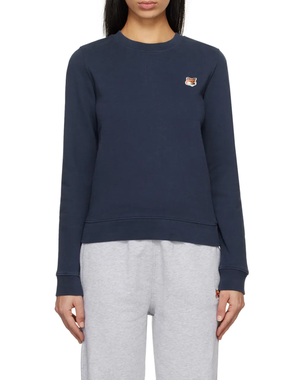 Fox Head Patch Crewneck Sweatshirt