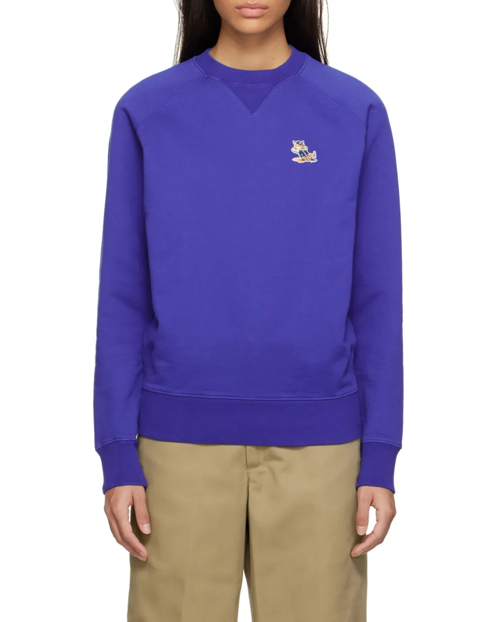 Logo Patch Crewneck Sweatshirt