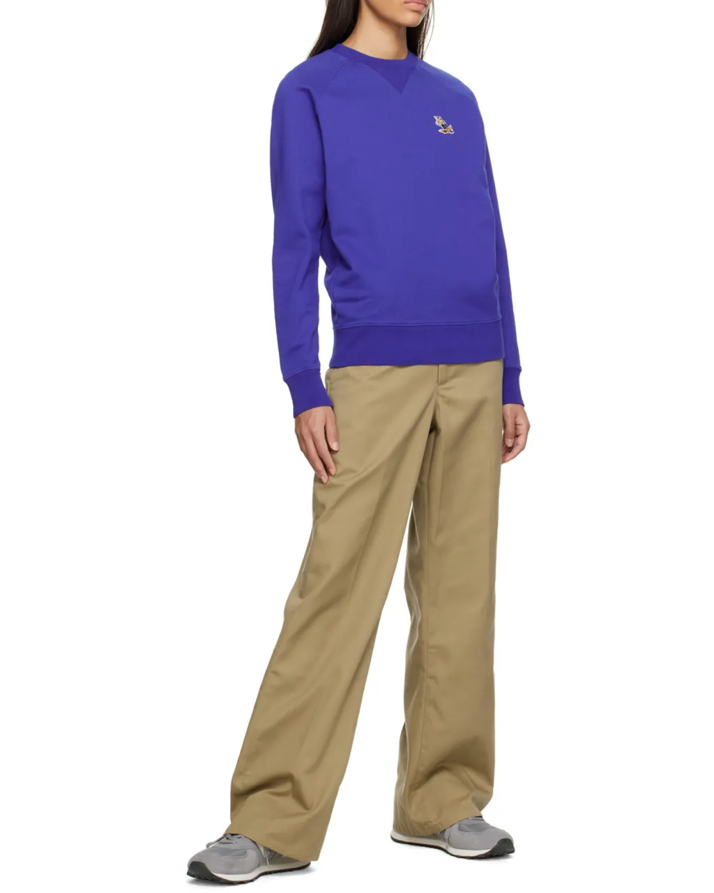 Logo Patch Crewneck Sweatshirt
