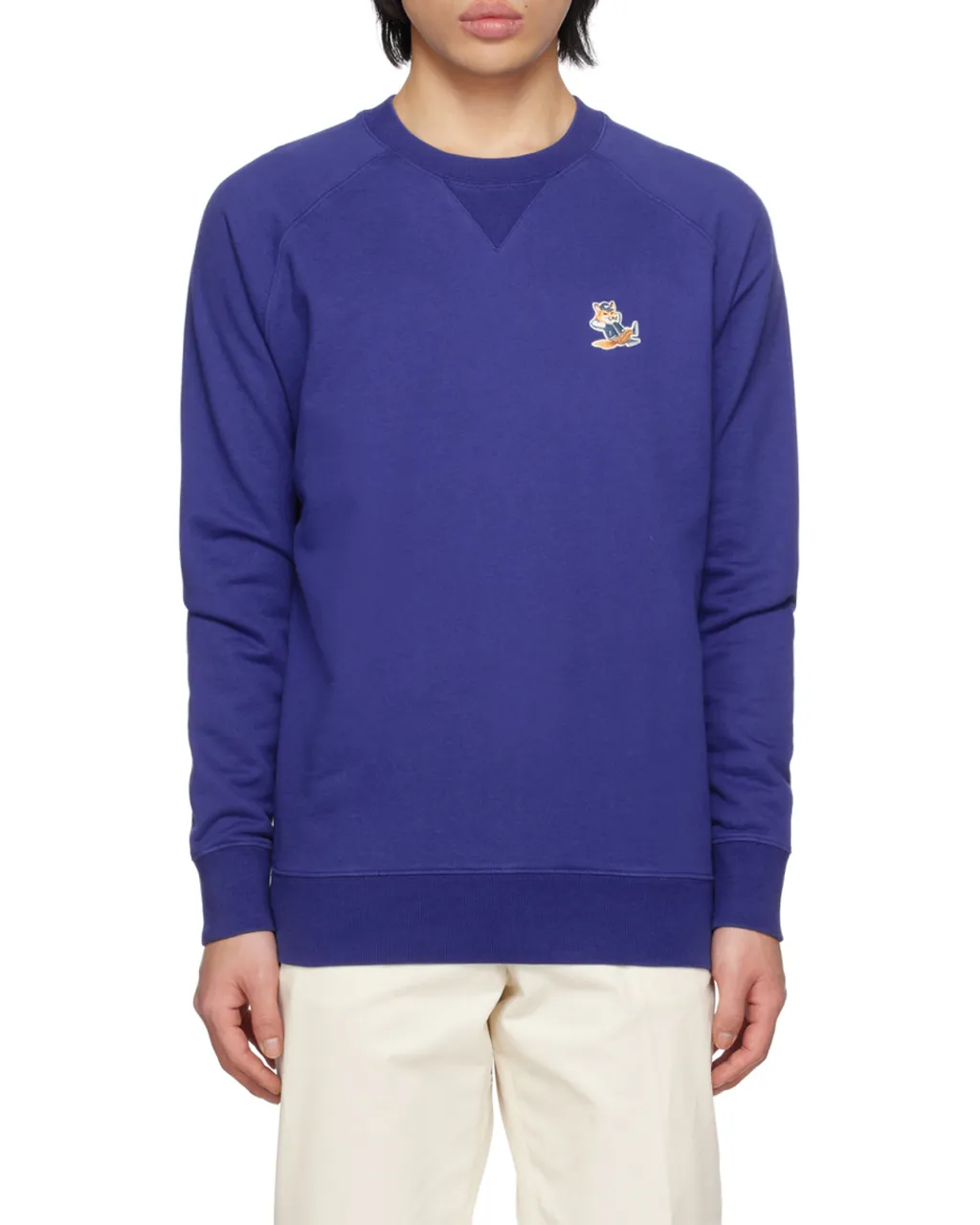 Logo Patch Crewneck Sweatshirt