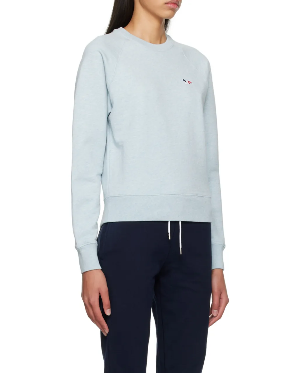 Fox Embroidered Crewneck Sweatshirt