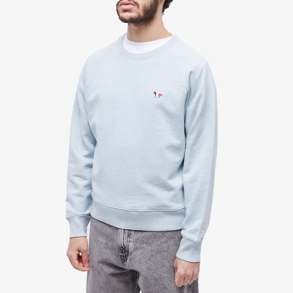 Fox Embroidered Crewneck Sweatshirt