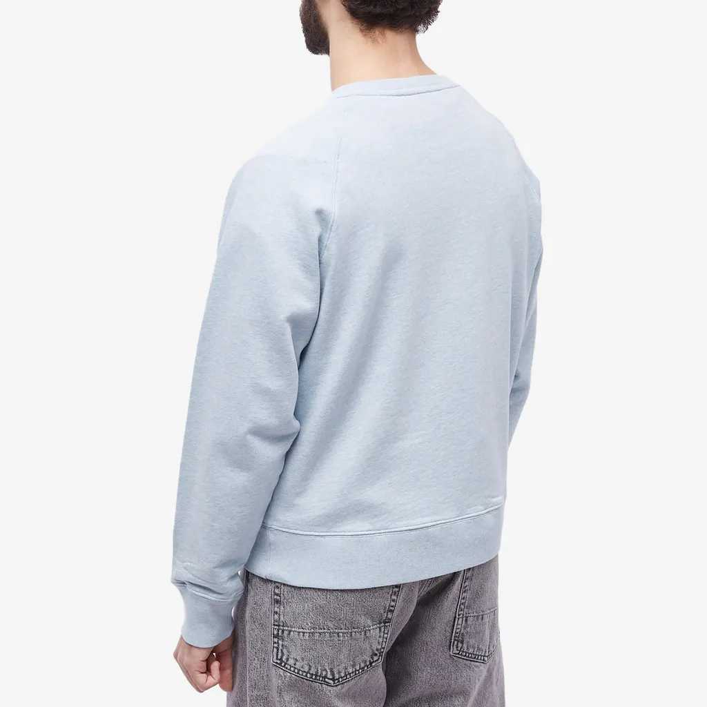 Fox Embroidered Crewneck Sweatshirt