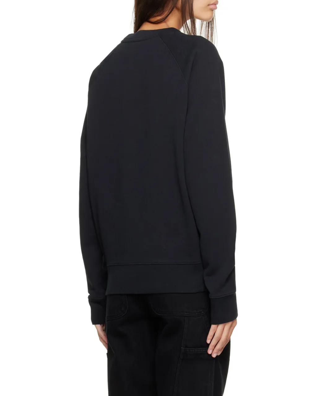 Logo-Patch Crew Neck Sweatshirt
