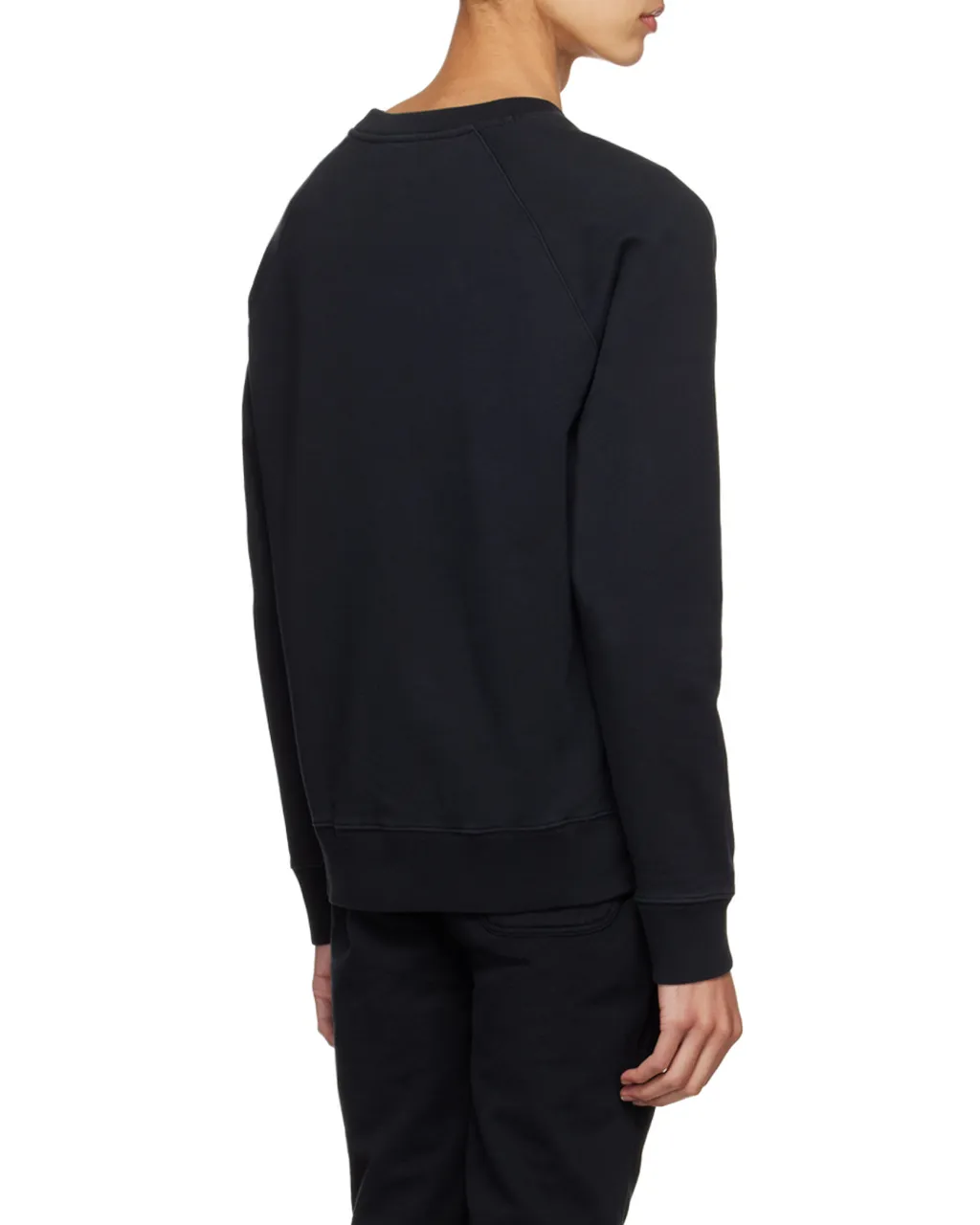Logo-Patch Crew Neck Sweatshirt