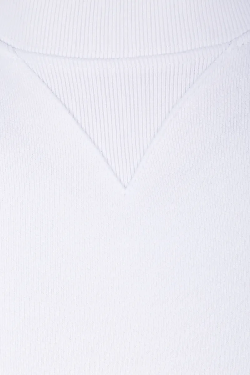 Fox Head-Embroidered Crew-Neck Sweatshirt