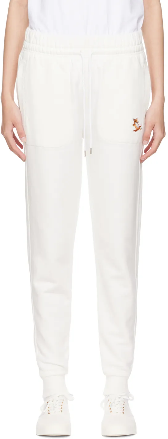 Logo Patch Drawstring Track Pants