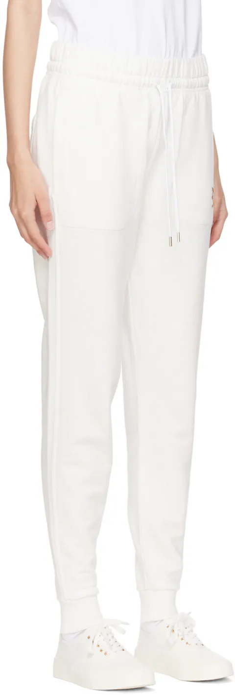 Logo Patch Drawstring Track Pants