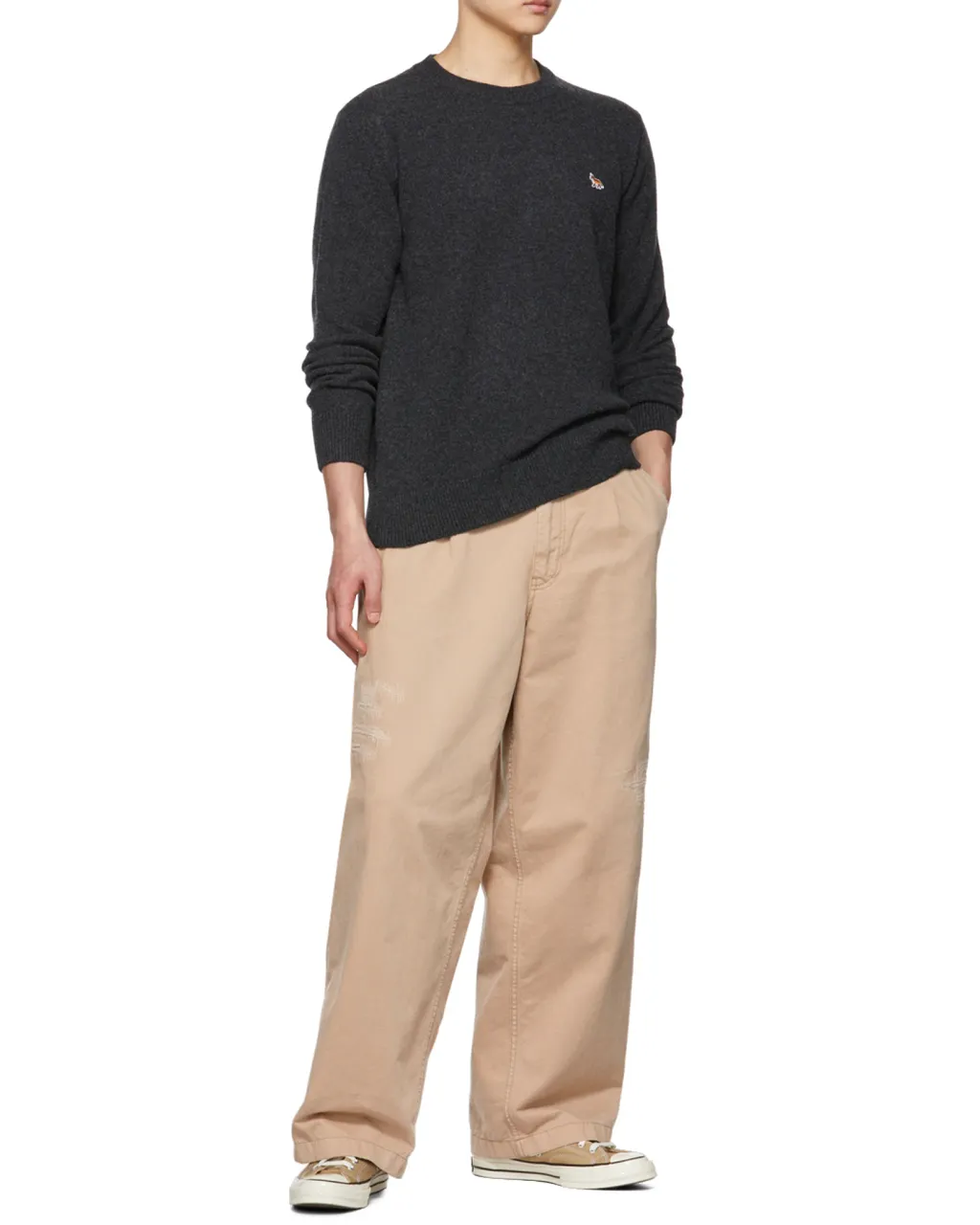 Logo Patch Knitted Jumper