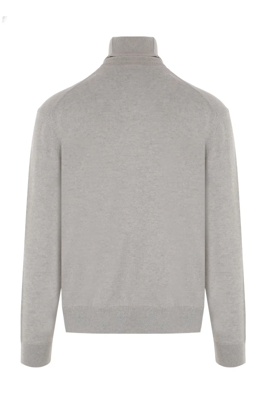 Bold Fox Head Patch Turtleneck Jumper