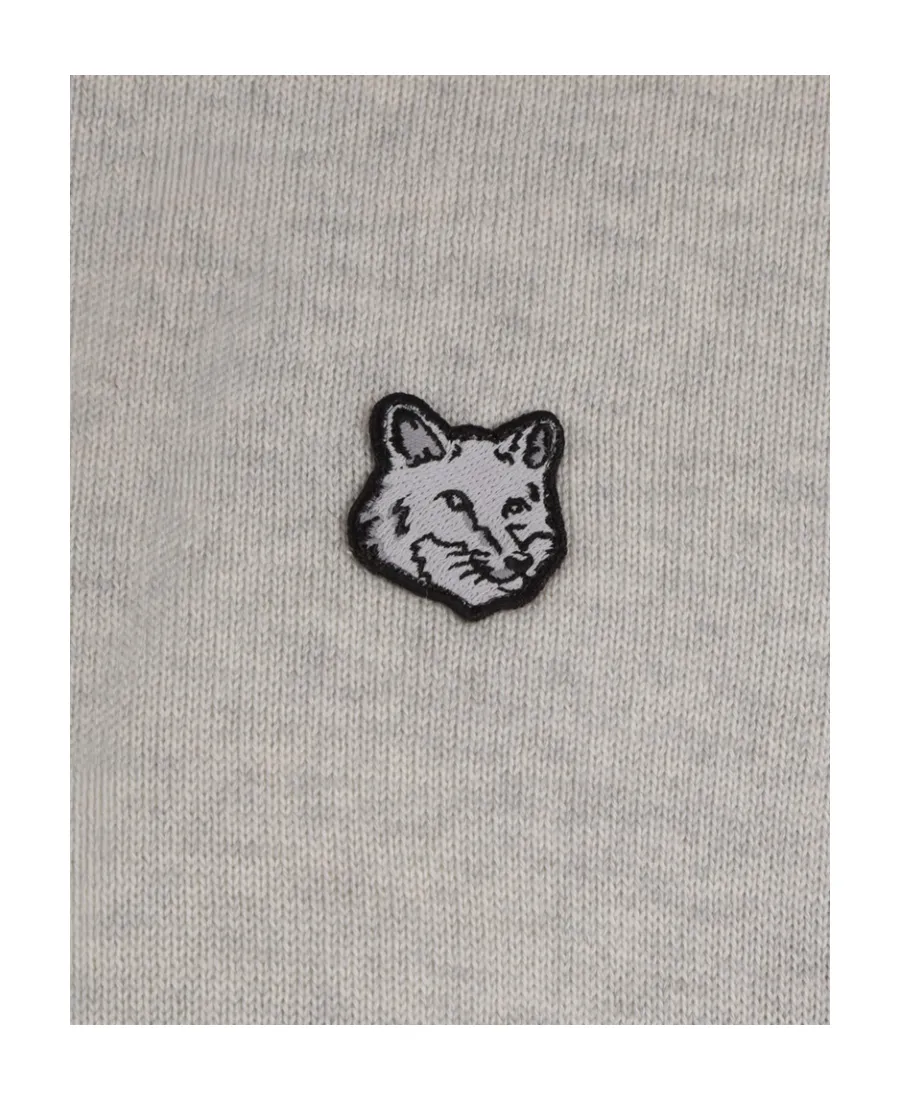 Bold Fox Head Patch Turtleneck Jumper