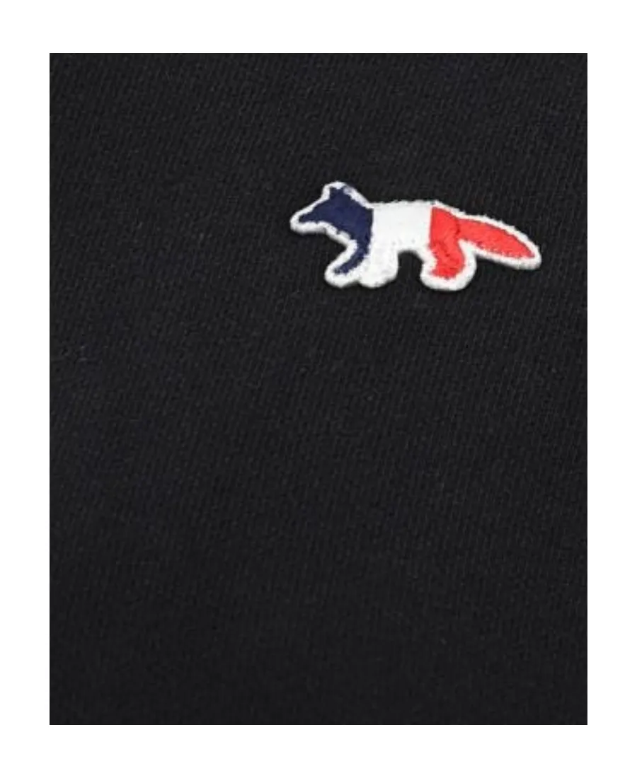 Fox Embroidery Zip-Up Hoodie