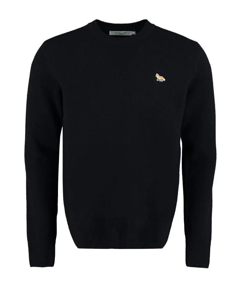 Baby Fox Patch Cosy R-Neck Pullover