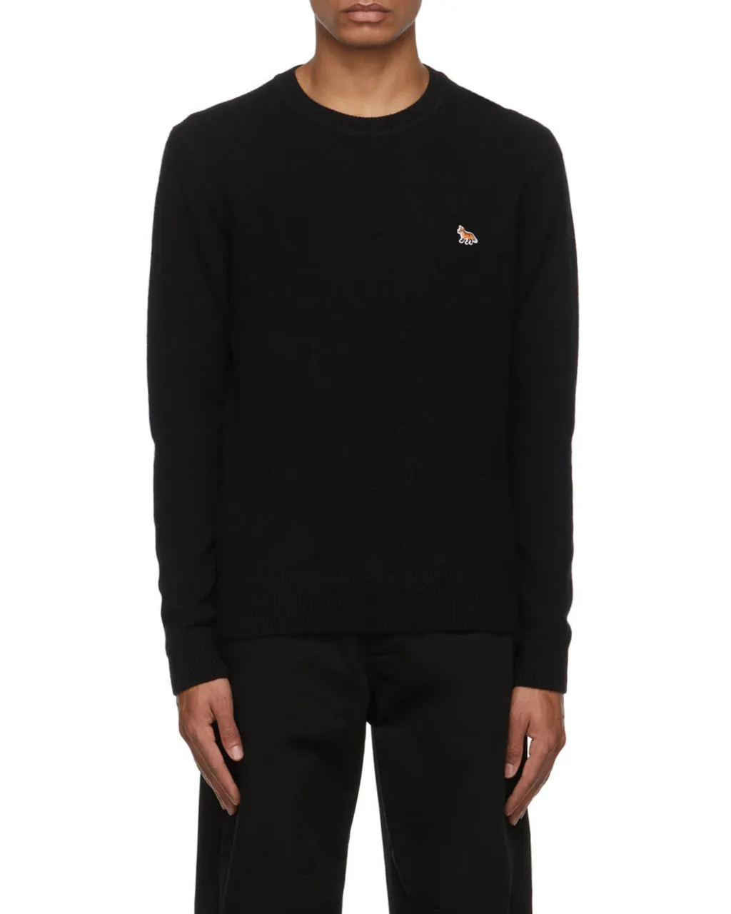 Baby Fox Patch Cosy R-Neck Pullover