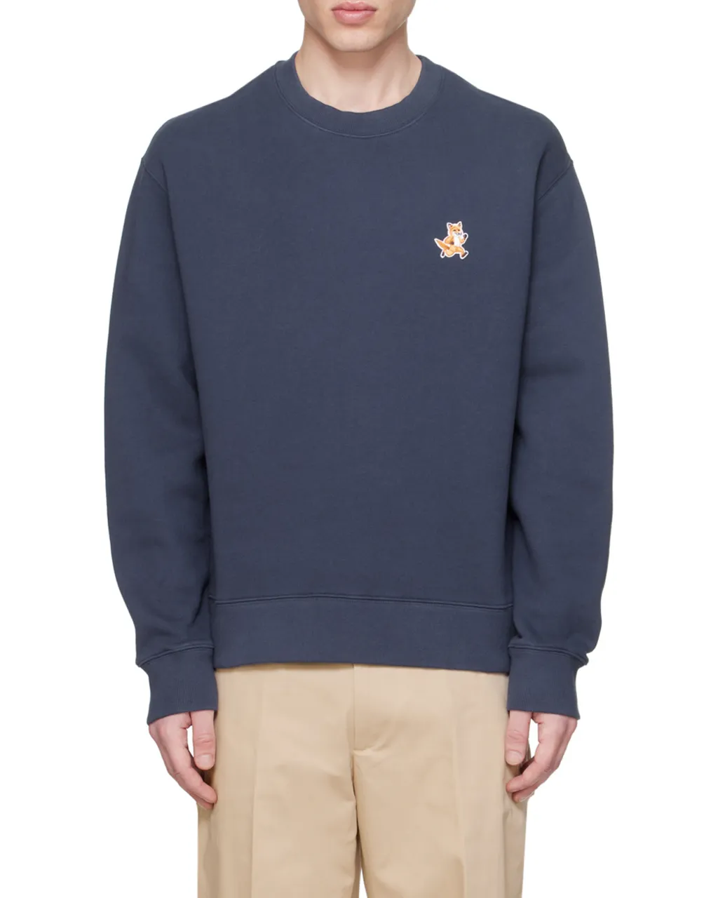 Speedy Fox Patch Crewneck Sweatshirt