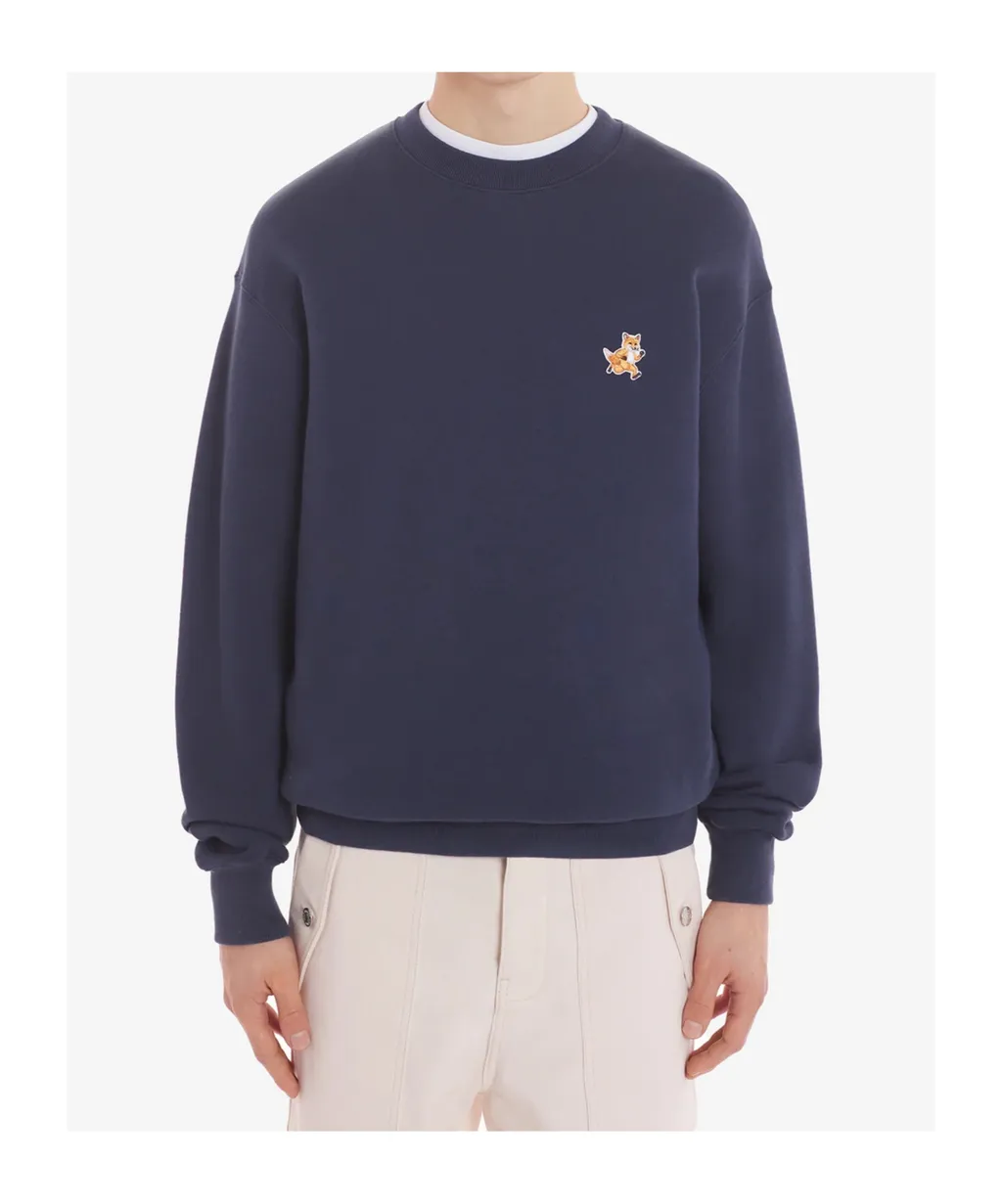 Speedy Fox Patch Crewneck Sweatshirt