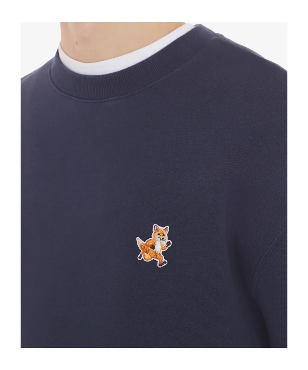 Speedy Fox Patch Crewneck Sweatshirt