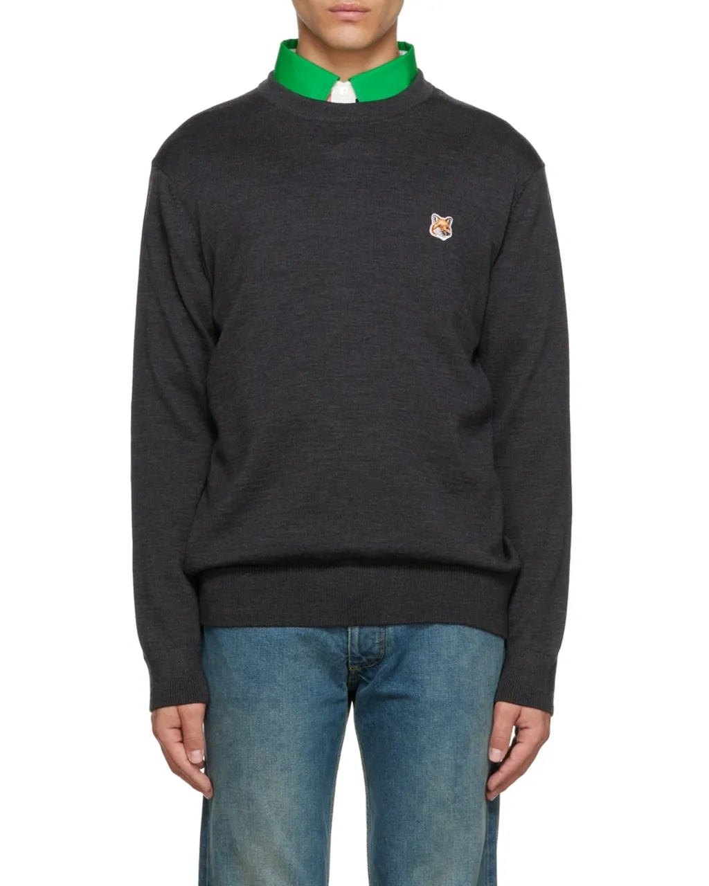 Fox Head Patch Long-Sleeved Jumper