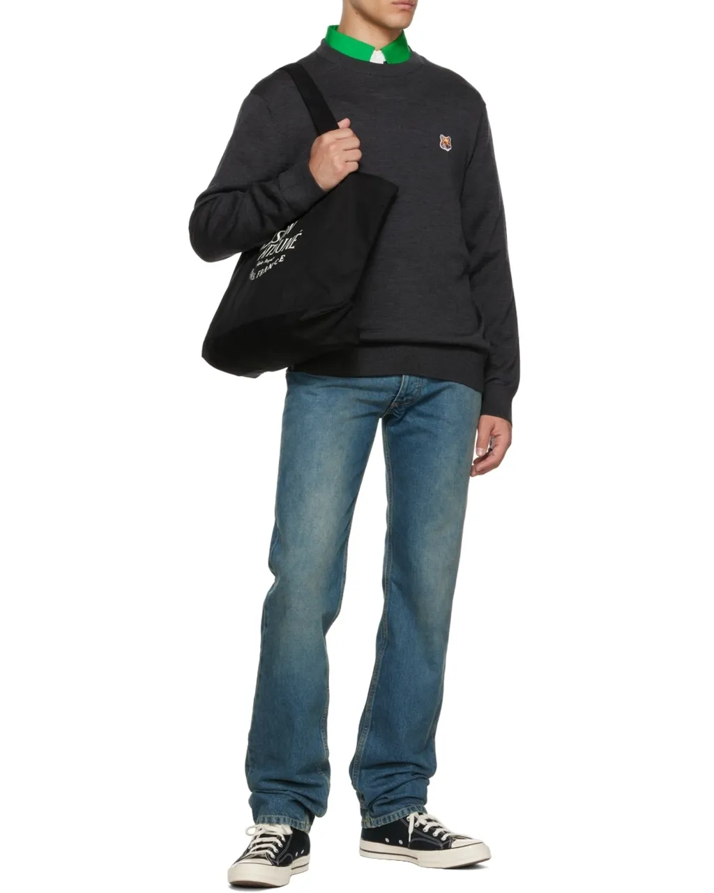 Fox Head Patch Long-Sleeved Jumper