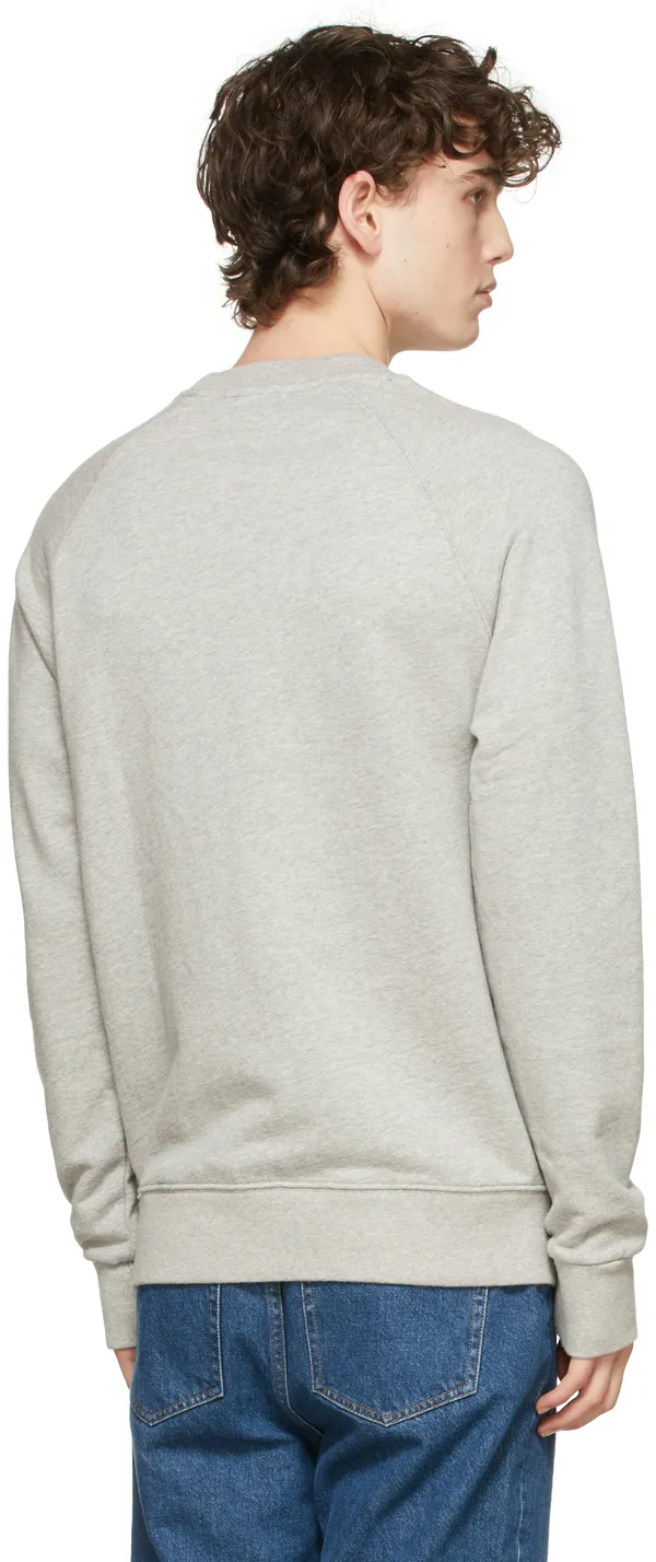 Fox Decal Round Neck Sweater