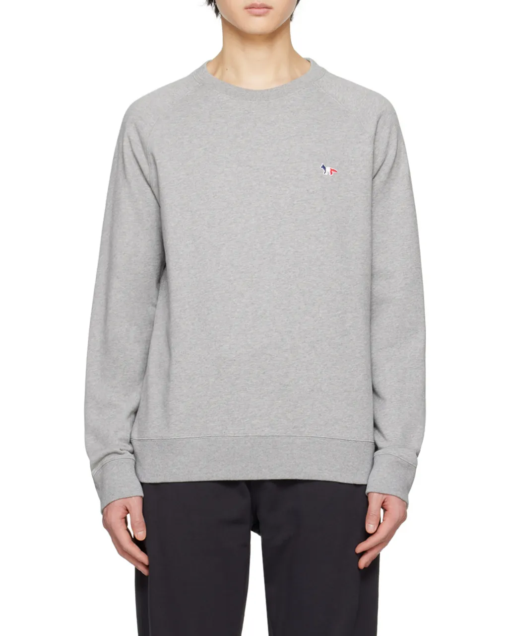 Fox Decal Round Neck Sweater