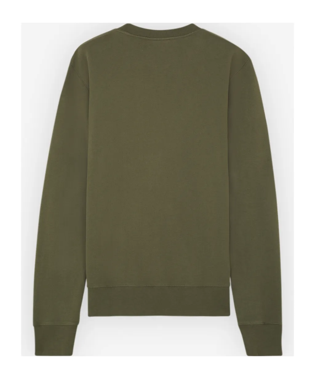 Chillax Fox Patch Crewneck Sweatshirt