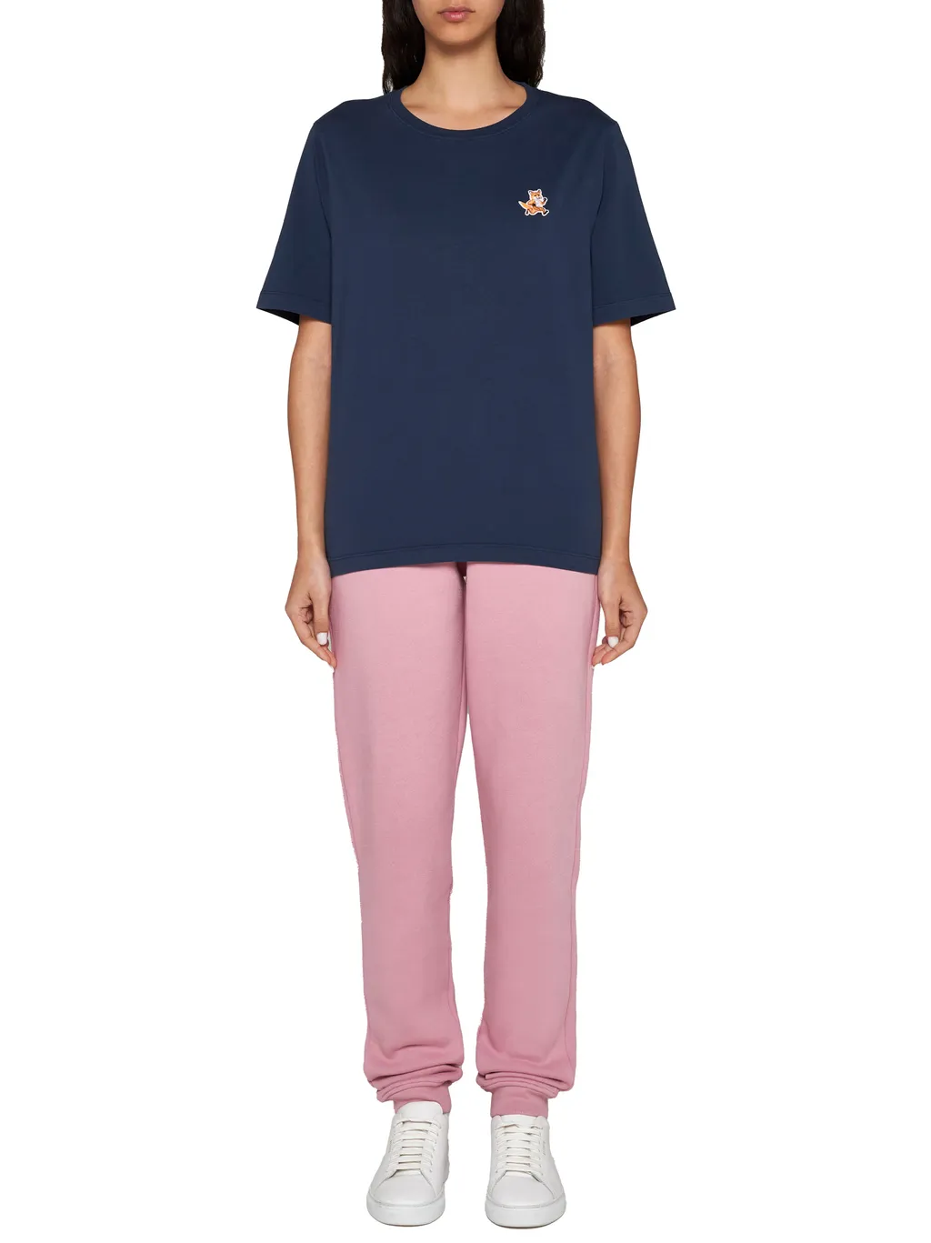 Speedy Fox Patch Crewneck T-Shirt