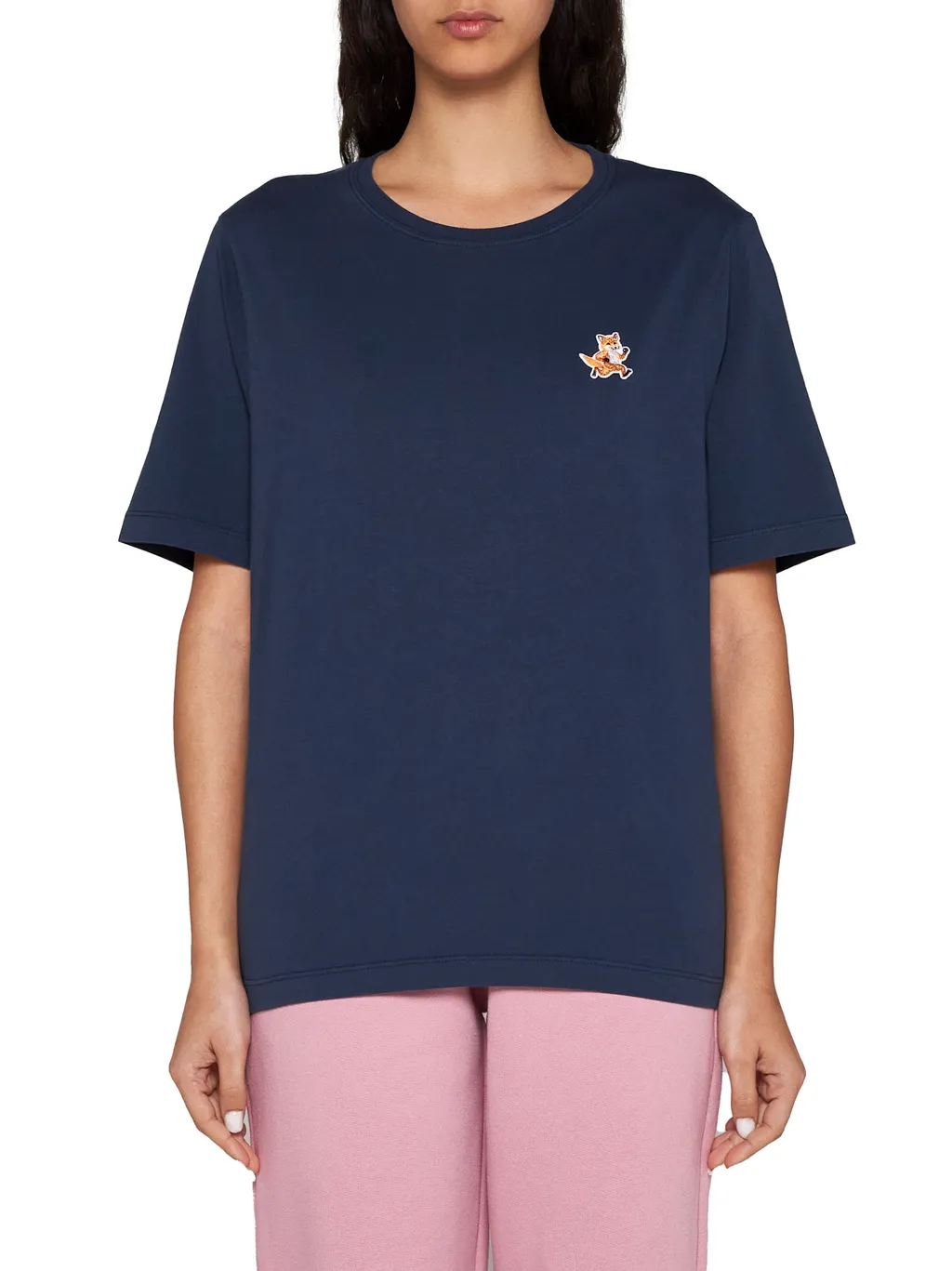 Speedy Fox Patch Crewneck T-Shirt
