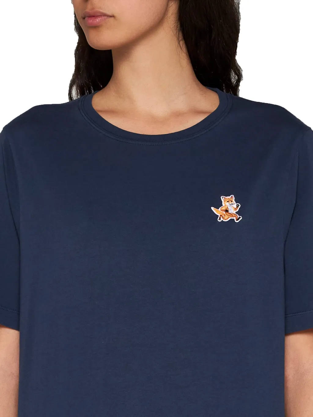 Speedy Fox Patch Crewneck T-Shirt