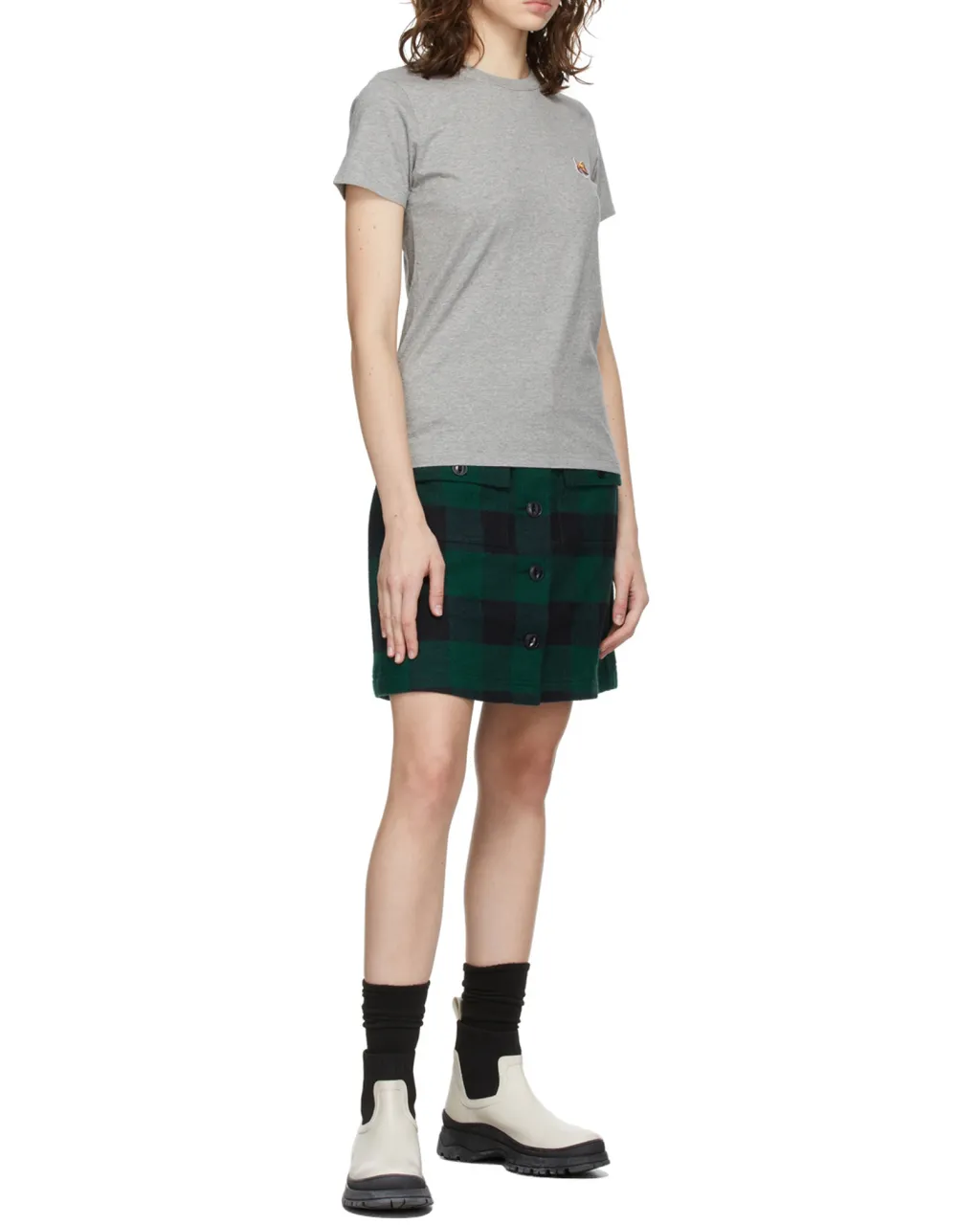 Fox Embroidery T-Shirt