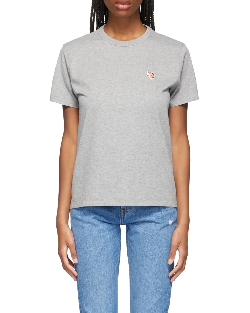 Fox Embroidery T-Shirt