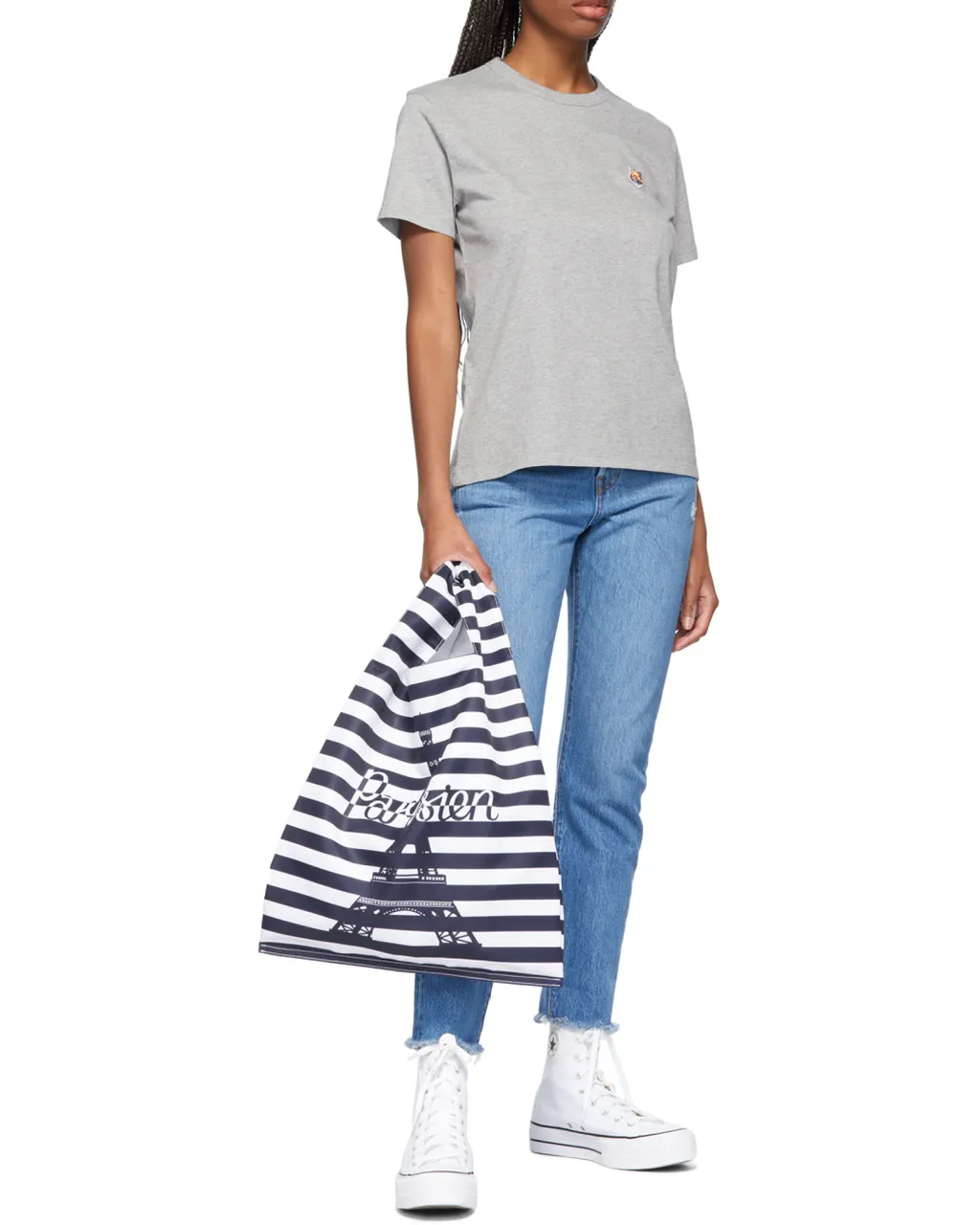 Fox Embroidery T-Shirt