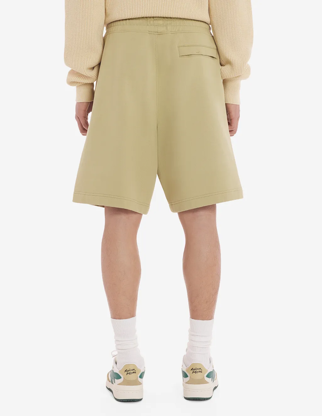 Bold Fox Head Patch Drawstring Shorts