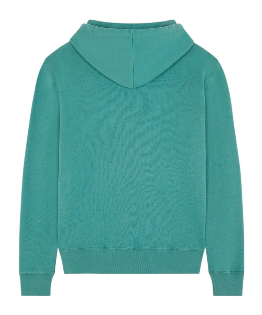 Bold Fox Head Patch Drawstring Hoodie