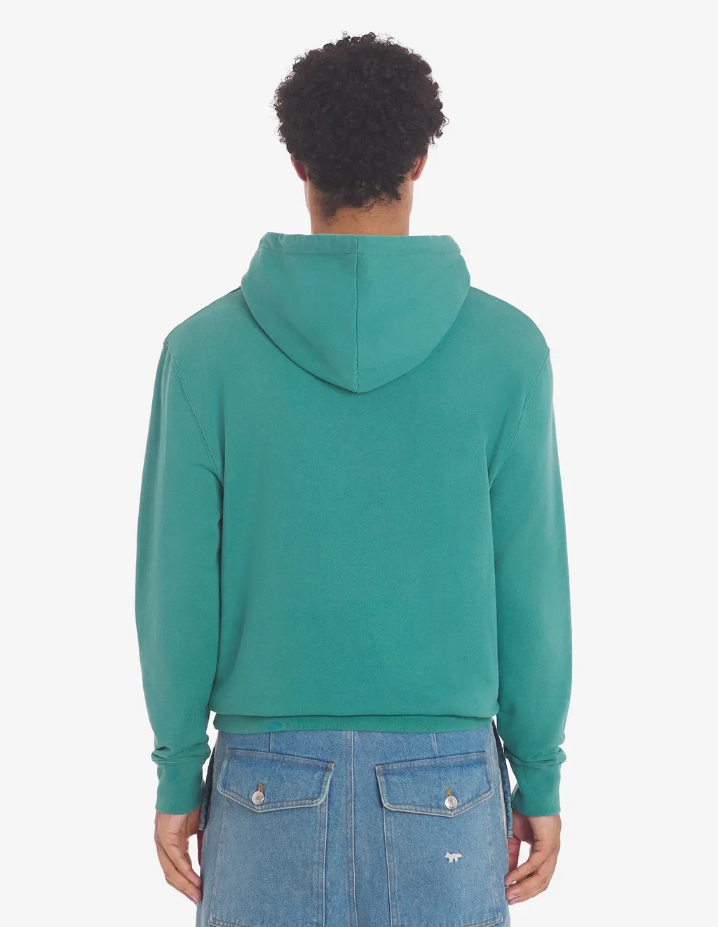 Bold Fox Head Patch Drawstring Hoodie