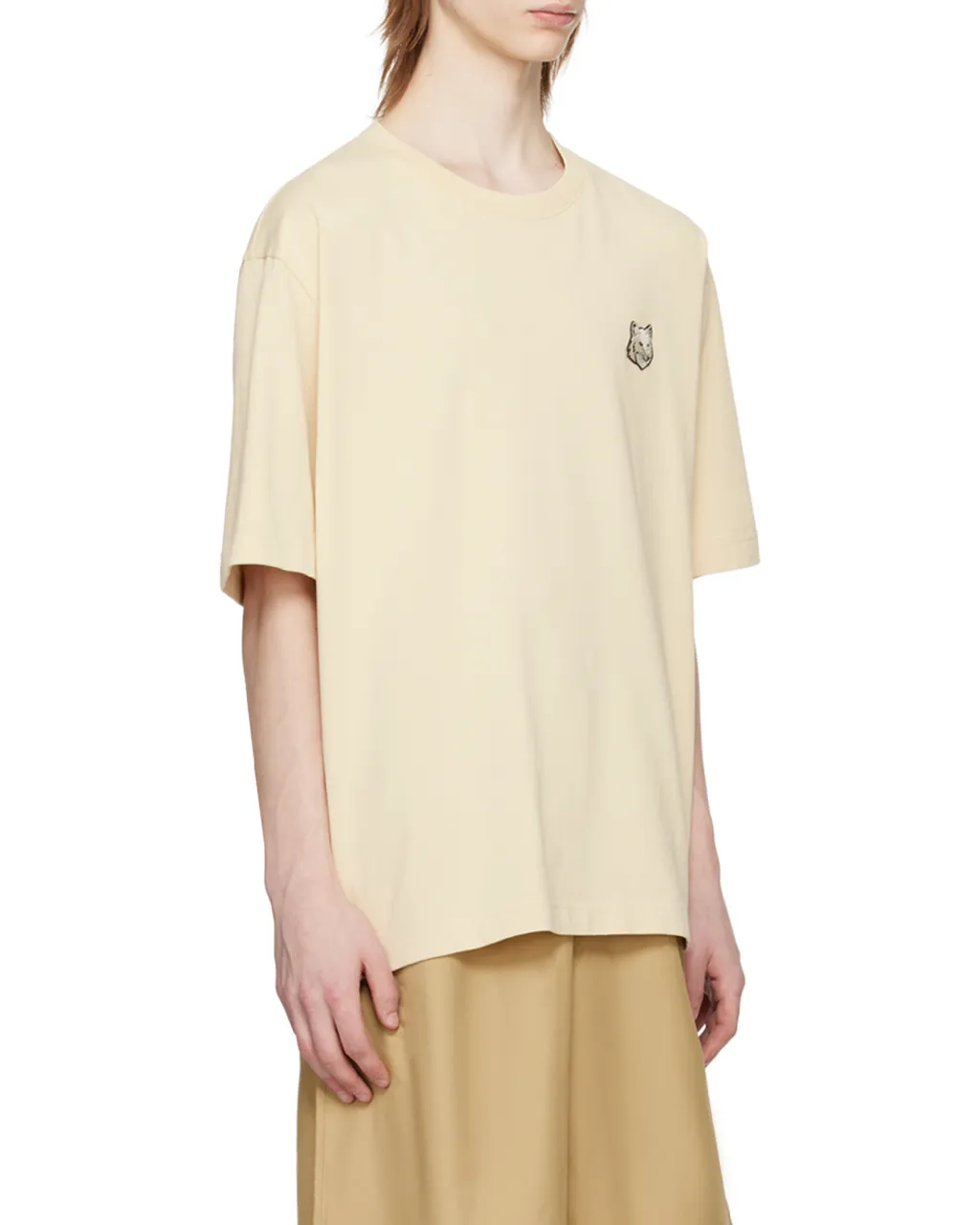 Bold Fox Head Patch Crewneck T-Shirt