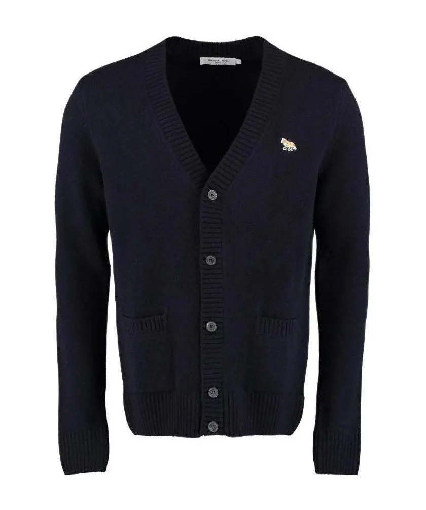 V-Neck Long-Sleeved Cardigan