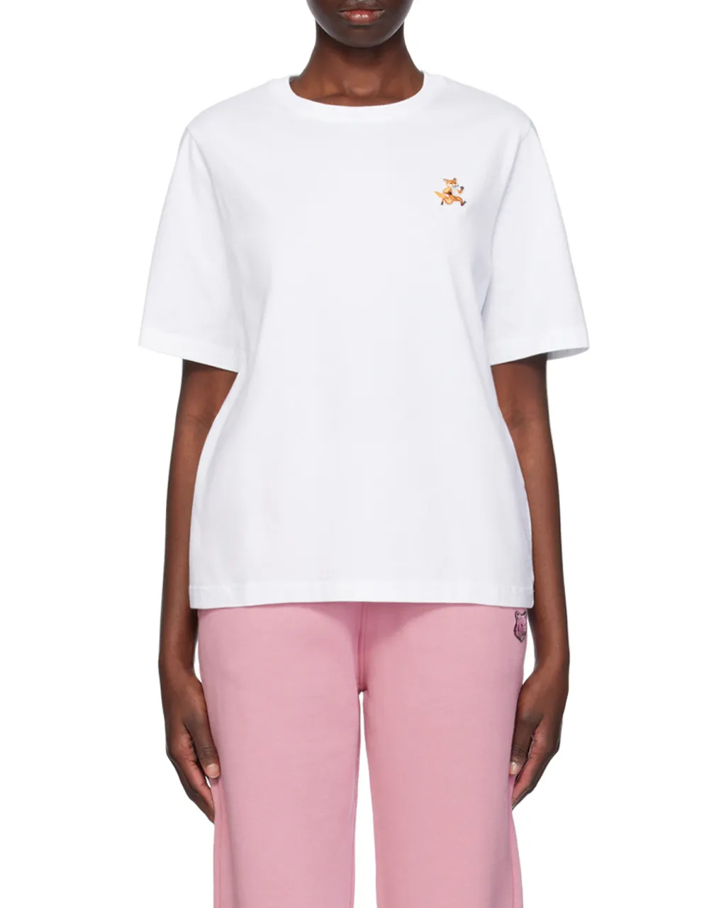 Speedy Fox Patch Crewneck T-Shirt