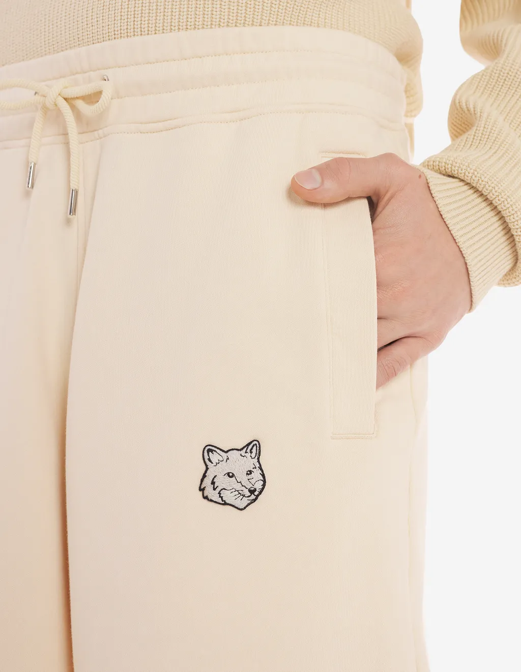 Bold Fox Head Patch Oversize Jog Shorts