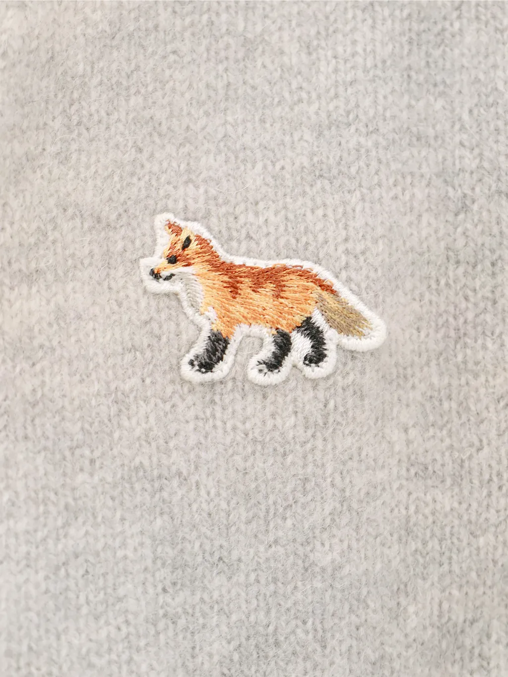 Fox Patch Knitted Cardigan