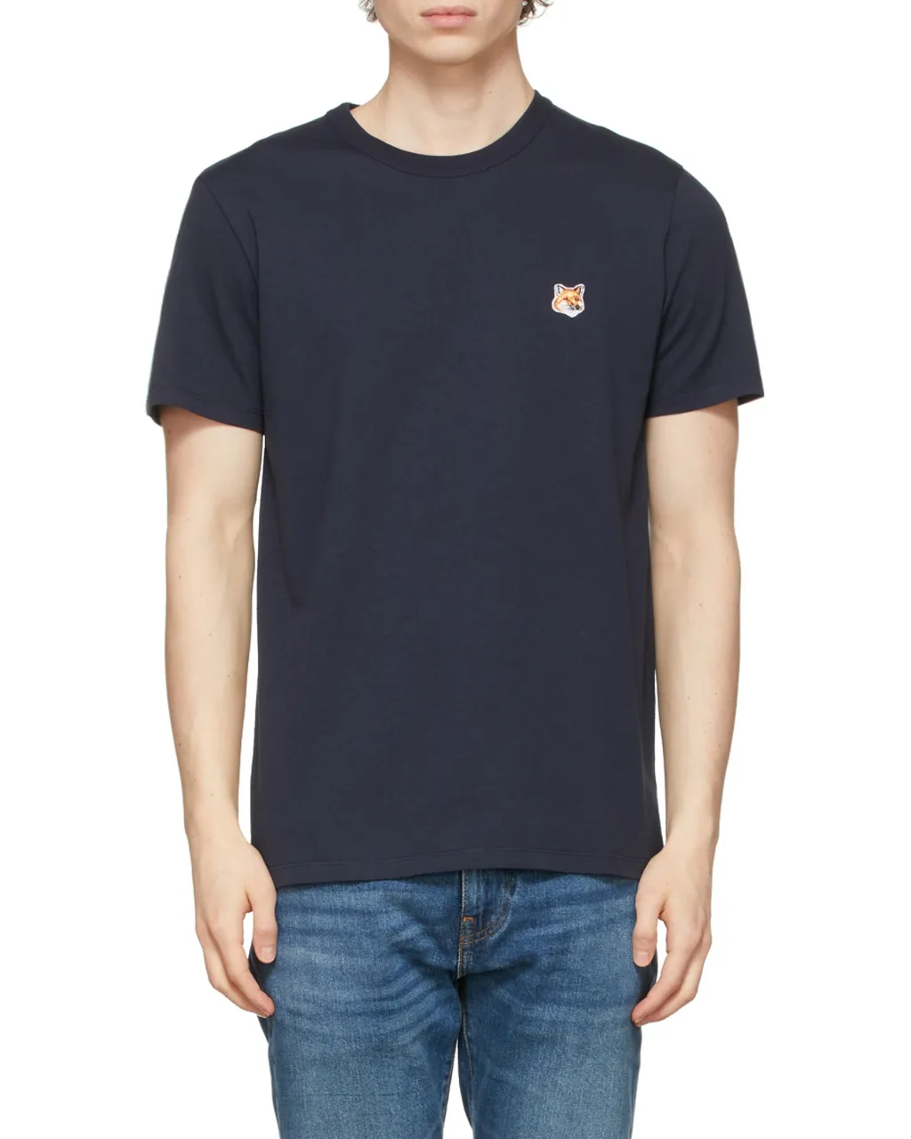 Fox-Patch Crew Neck T-Shirt