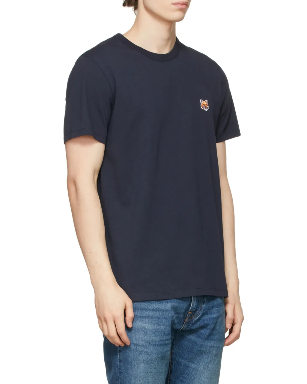 Fox-Patch Crew Neck T-Shirt