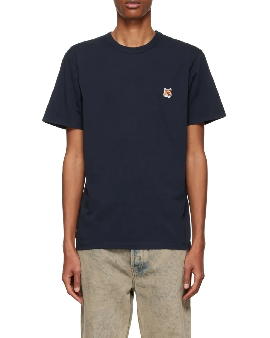 Fox-Patch Crew Neck T-Shirt