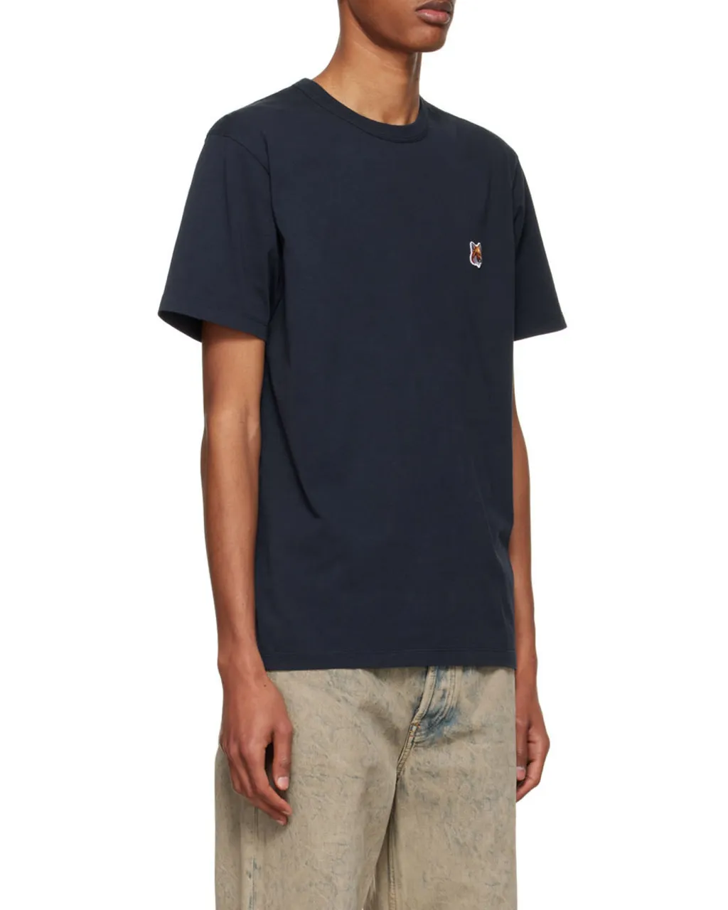 Fox-Patch Crew Neck T-Shirt