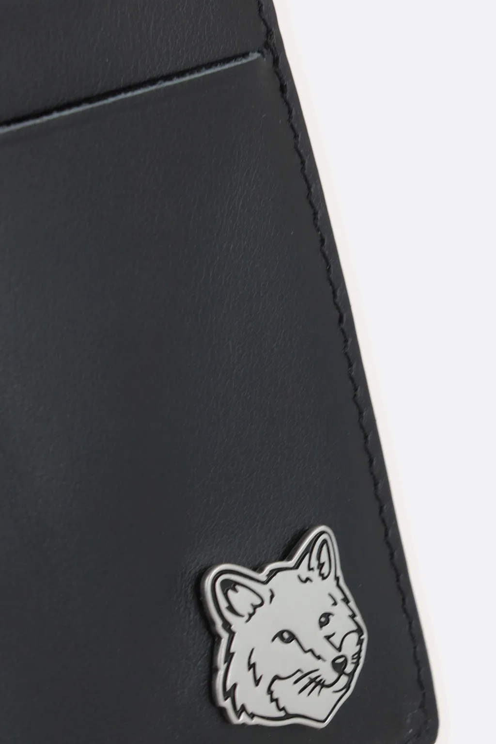 Fox Head Patch Card Holder