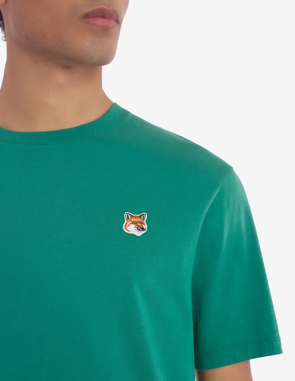 Fox Head Patch Crewneck T-Shirt