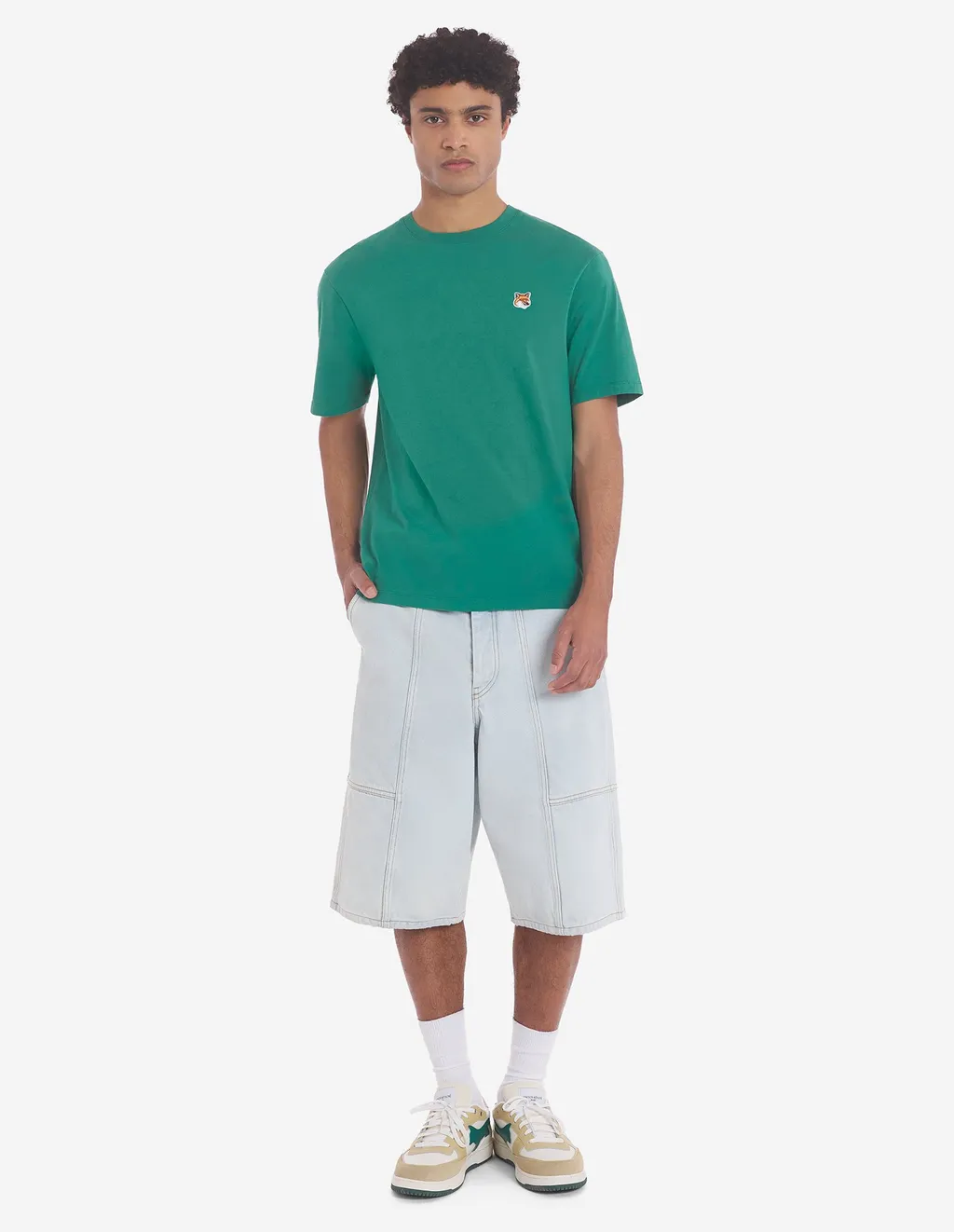 Fox Head Patch Crewneck T-Shirt